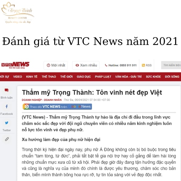 Các đánh giá về Thẩm Mỹ Trọng Thành