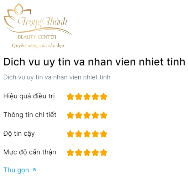 Các đánh giá về Thẩm Mỹ Trọng Thành